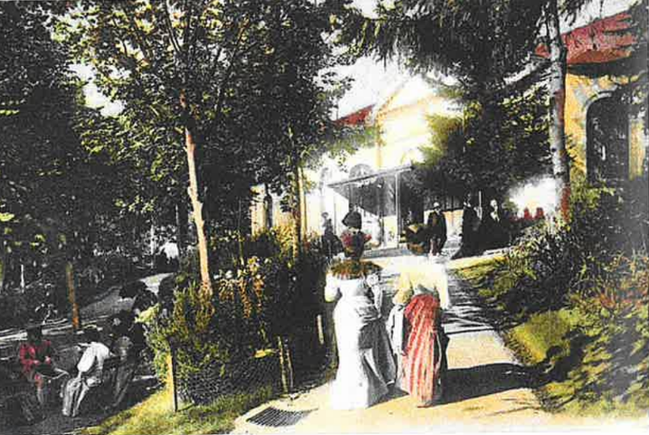 Beautiful Ladies at the Baths of Caesar 1900