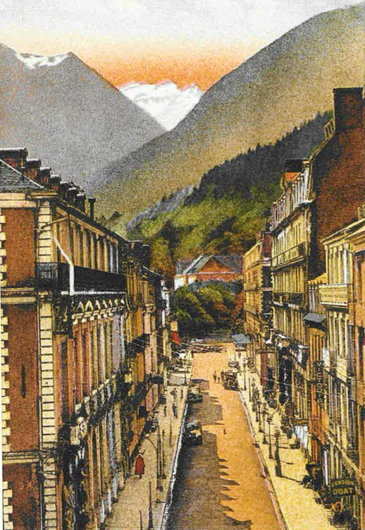 Boulevard Latapie Flurin postcard 1900