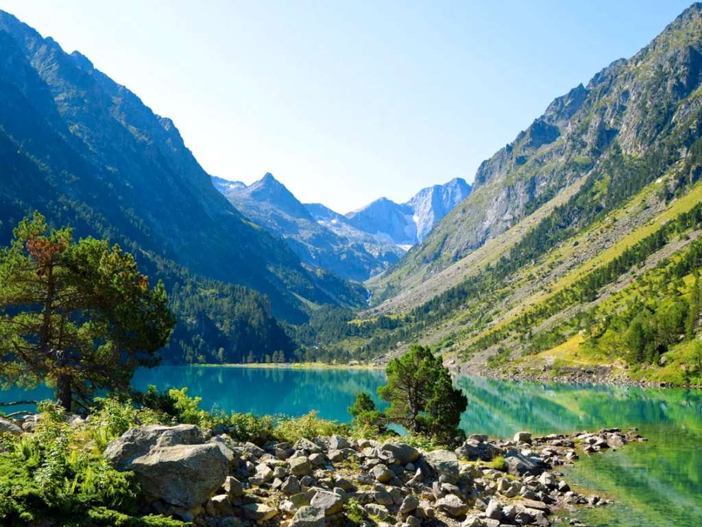 Chalet La Source Cauterets Petit Vignemale depuis Lac de Gaube